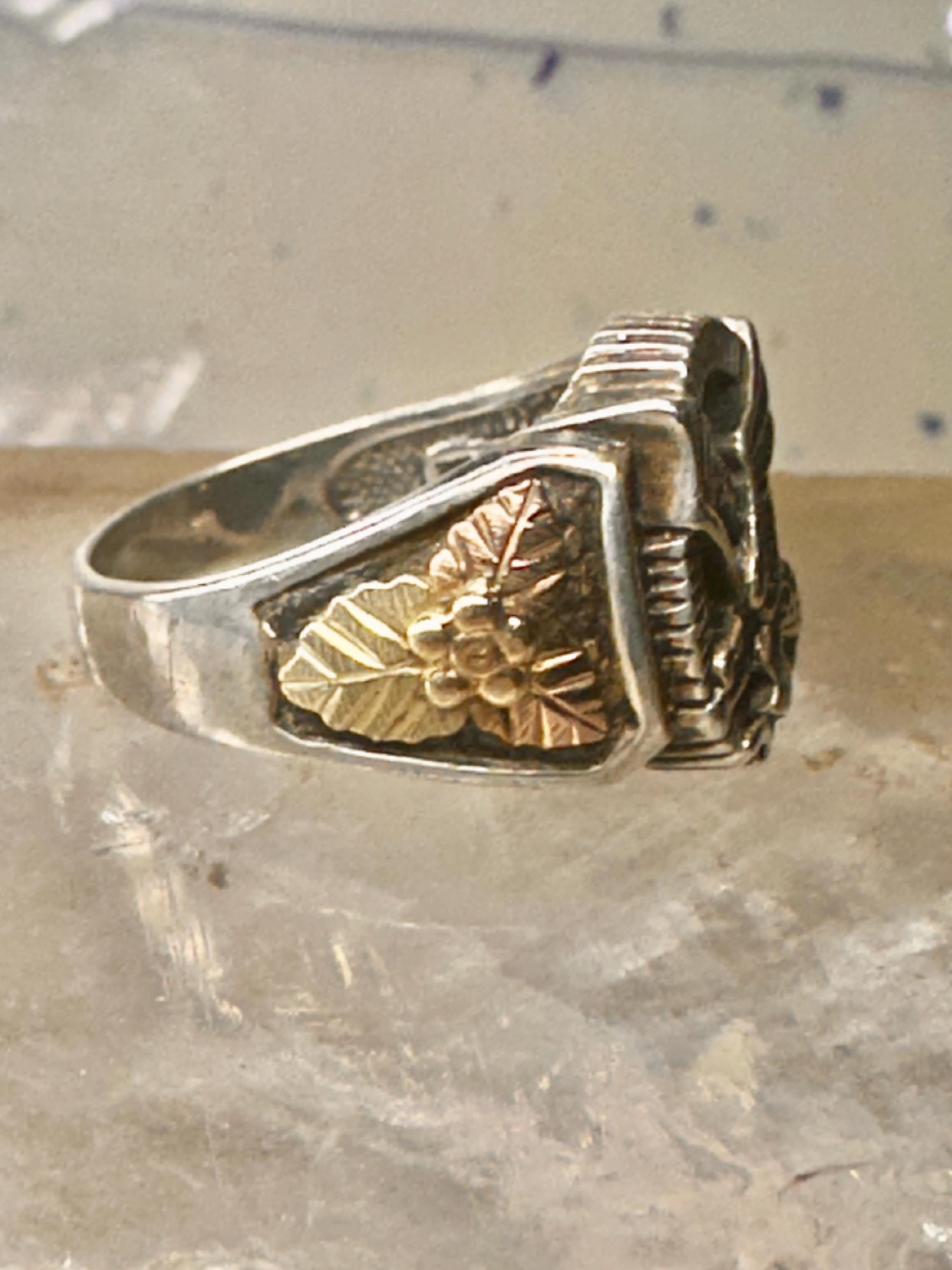 Black Hills Gold Jewelry Men's 925 Sterling Silver Onyx