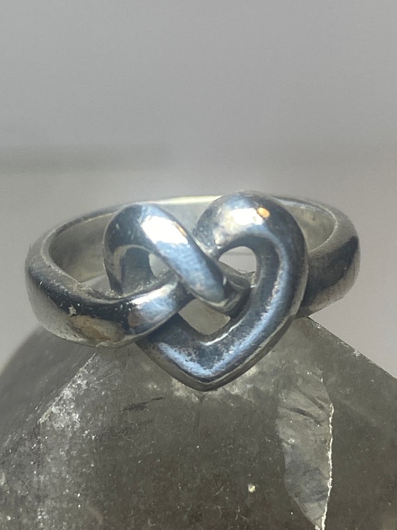 James Avery Ring Size 5.75 Heart Love Valentine Band Sterling