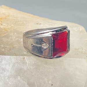 Mid Century Ring Band Cocktail Uncas Sterling Silver Women Men - Etsy