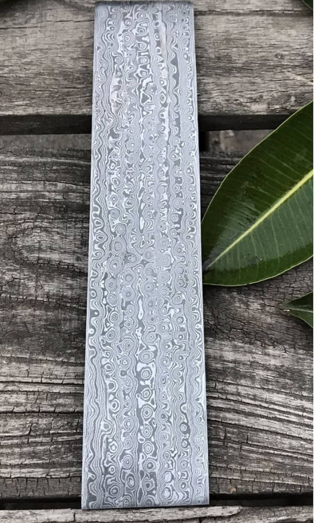 Damascus billet Raindrop pattern 1095 &15n20 10 x Etsy