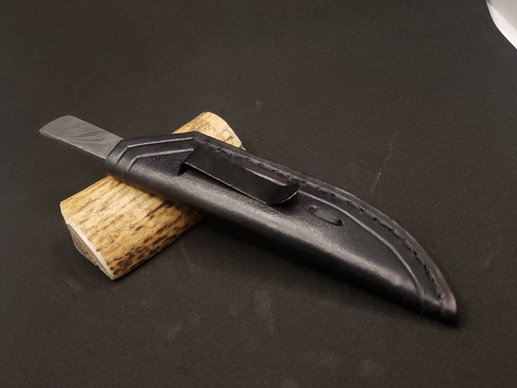 Damascus Edc Knife Scalpel. Hand in the U.S.A. Etsy