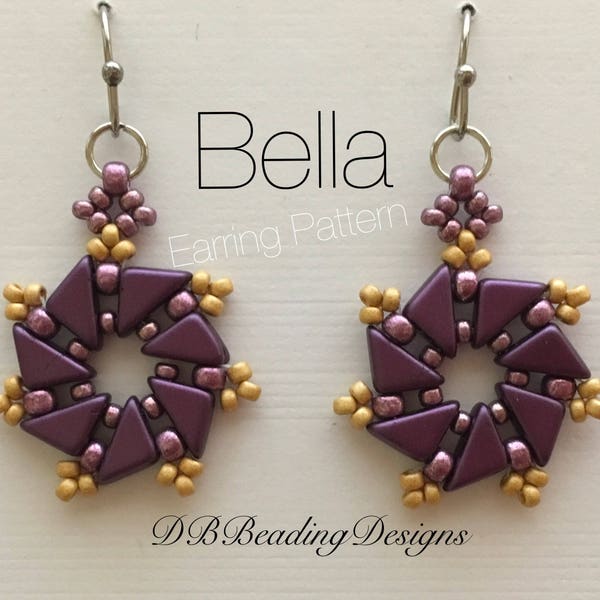 Bella Beaded Earrings Pattern