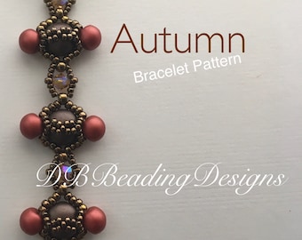 Herfst kralenarmbandpatroon, pdf, kralenarmband-tutorial