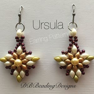 Ursula Beaded Earrings  Pattern