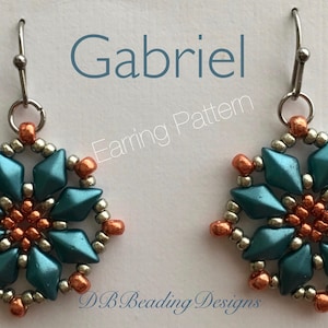 Gabriel  Beaded Earrings Pattern