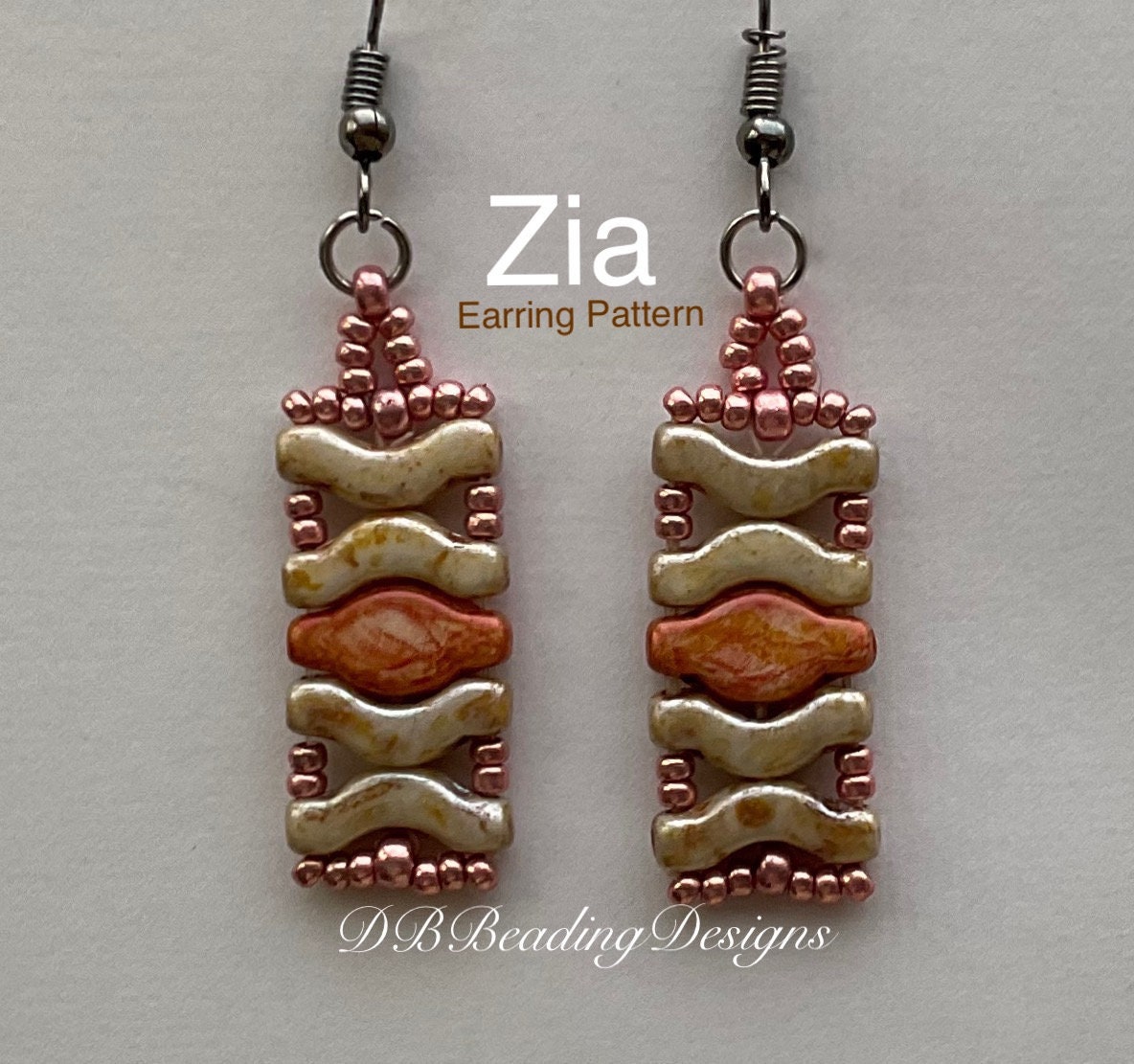 Zia Pattern Zia Beaded Earrings Pattern, Dbbeadingdesigns, Instant PDF, Beading ...
