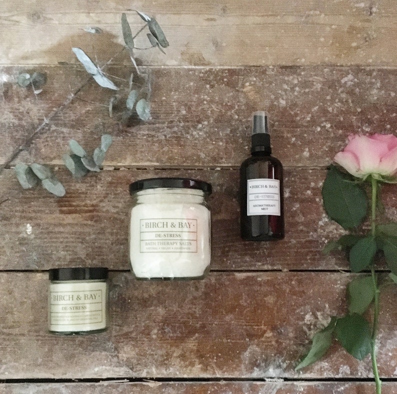 Destress Aromatherapy Gift Set Etsy