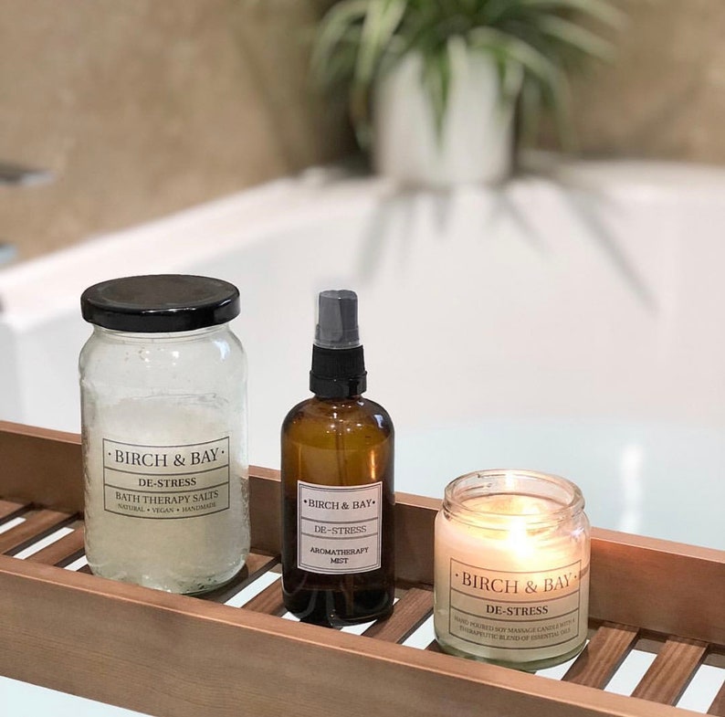 Destress Aromatherapy Gift Set Etsy