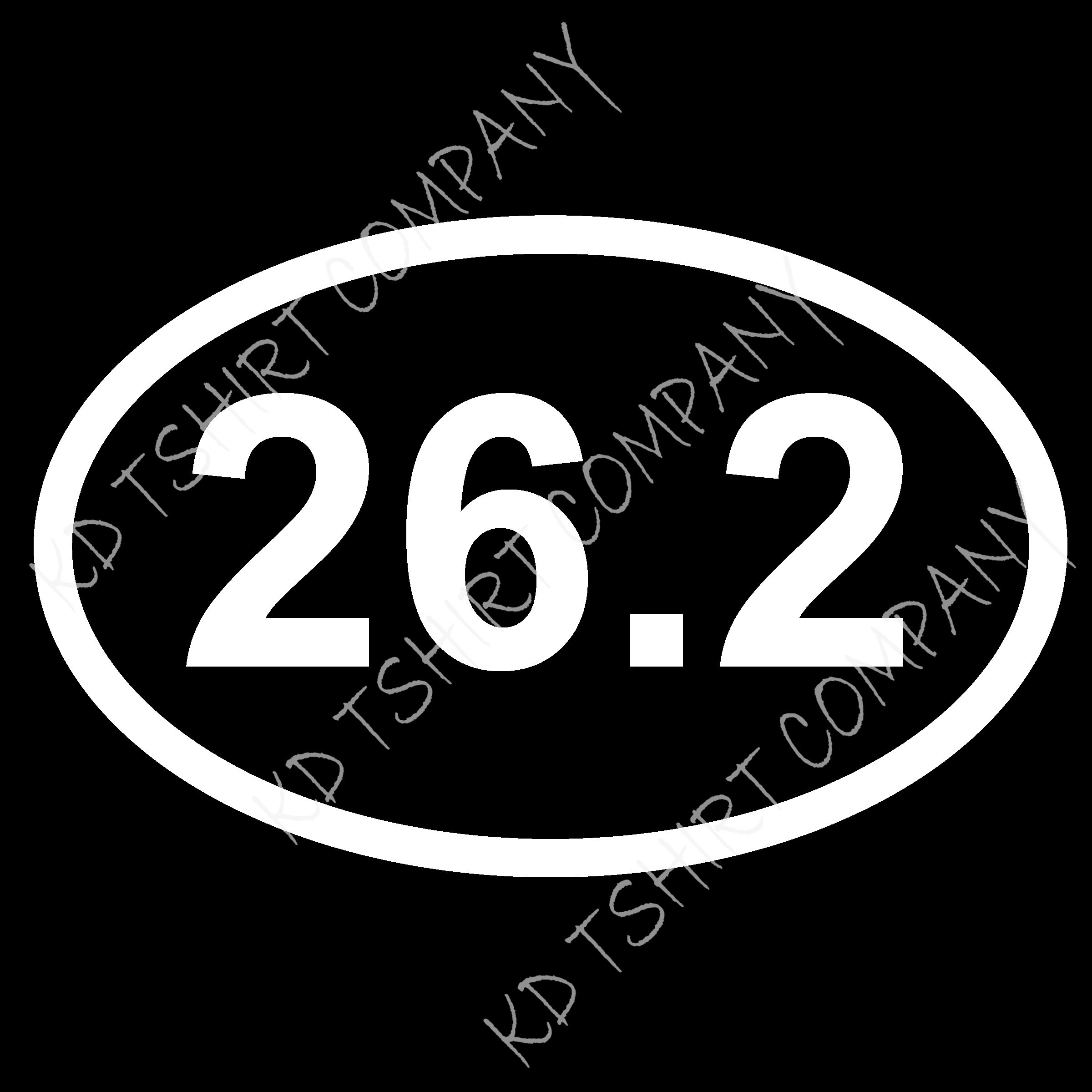 26.2 Running Sticker, 26.2 Running Decal, 26.2, 13.1, 5k, 10k, Funny ...