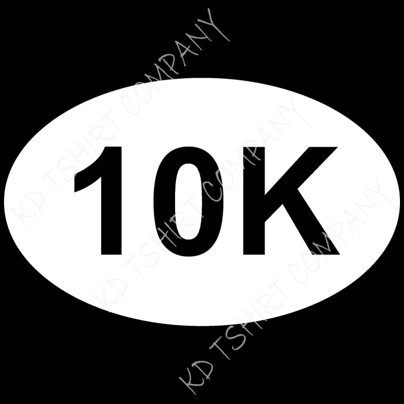 10k Running Sticker 10k Running Decal 26.2 13.1 5k 10k - Etsy