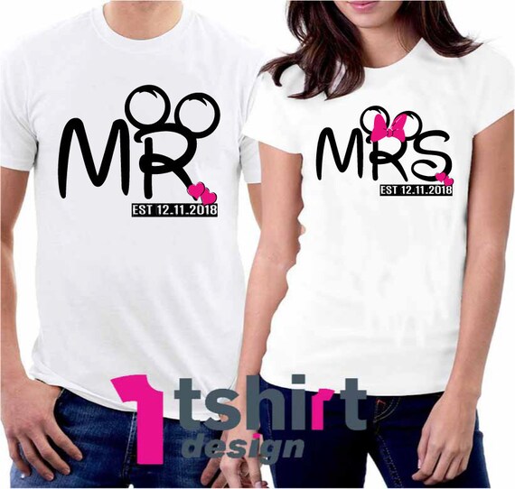 mr mrs disney shirts
