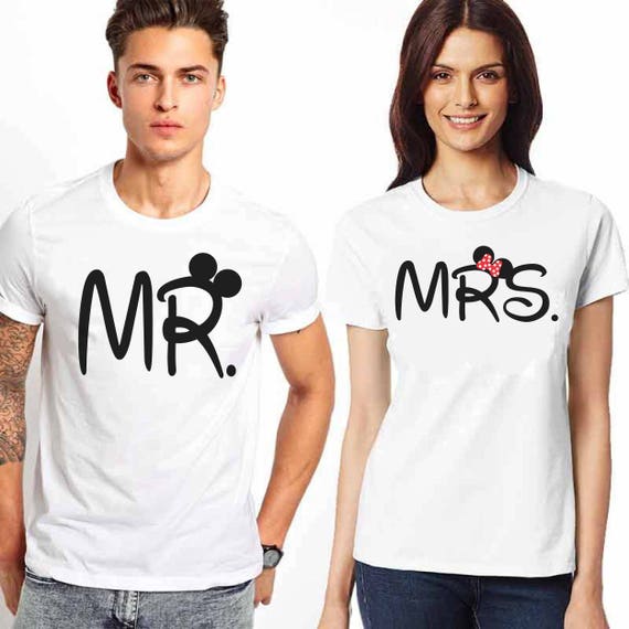 mr and mrs disney shirts