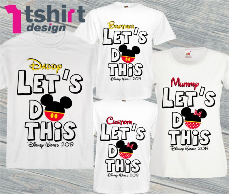 disney world family shirts