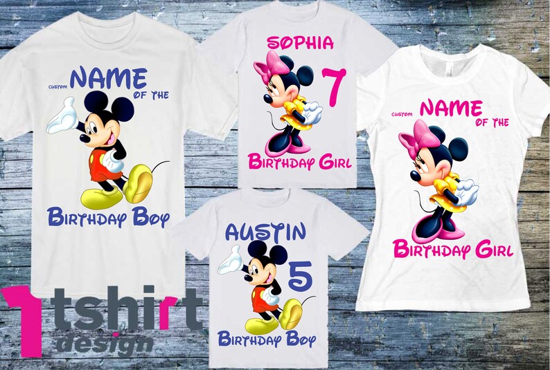 disney birthday t shirts