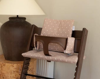 Cocoa Dot-kussen voor Stokke Tripp Trap | Waterdicht en afwasbaar 2-in-1 kussen