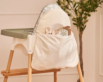 IKEA ANTILOP Pearl Pocket Pouch | Ikea Highchair Storage Bag | Storage Caddy | Highchair Storage | High chair | Baby Essentials | Weaning