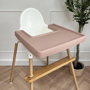 Blush Pink Full Cover IKEA ANTILOP Highchair Placemat | IKEA highchair hack | Placemat | Kids placemat | Ikea highchair accessories |