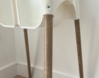 IKEA Leg Wraps  | Woodgrain look highchair legs | Adhesive wood look leg wraps | Pre cut wooden highchair legs wraps  | IKEA highchair