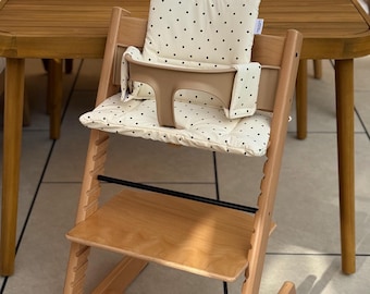 Kussen met stippen voor Stokke Tripp Trap | Waterdicht en afwasbaar 2-in-1 kussen