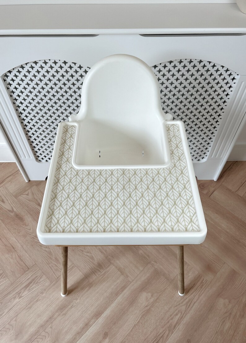 IKEA Highchair Silicone Placemat NEUTRAL LEAF Antilop Etsy UK