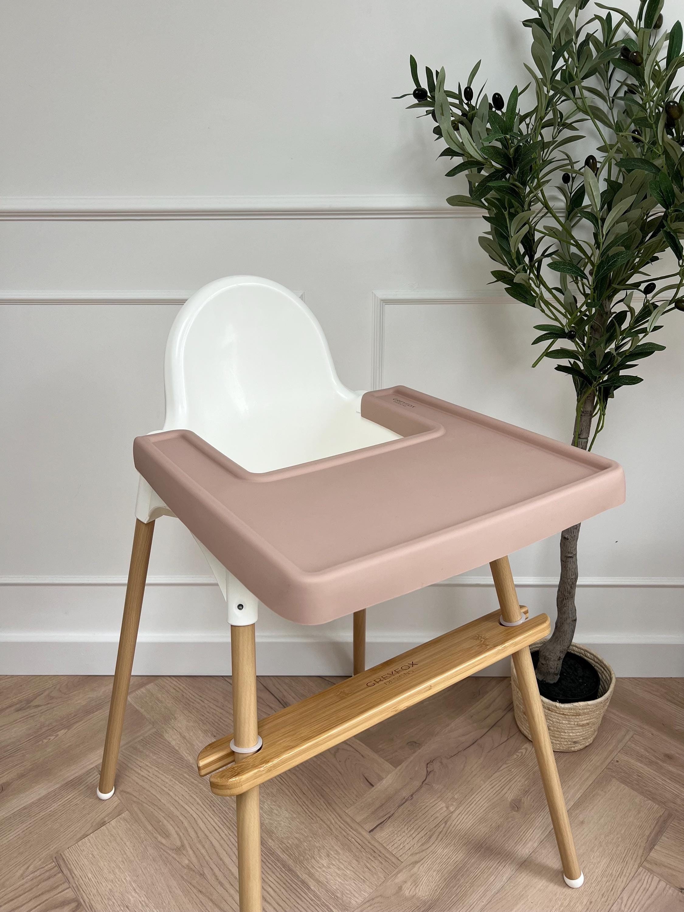 Blush Pink Full Cover IKEA ANTILOP Highchair Placemat | IKEA highchair hack | Placemat | Kids placemat | Ikea highchair accessories |