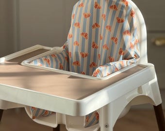 Croissantkussenhoes: Ikea Antilop-kinderstoel, waterdicht polyester