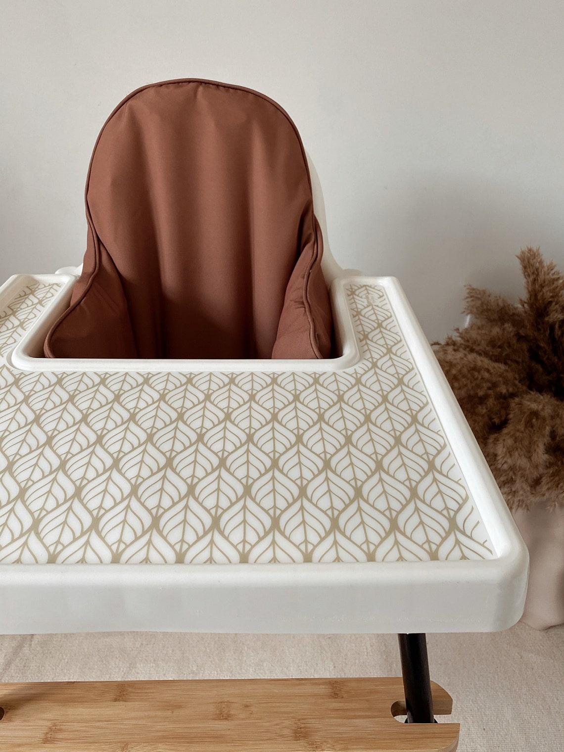 IKEA Highchair Silicone Placemat NEUTRAL LEAF Antilop Etsy UK