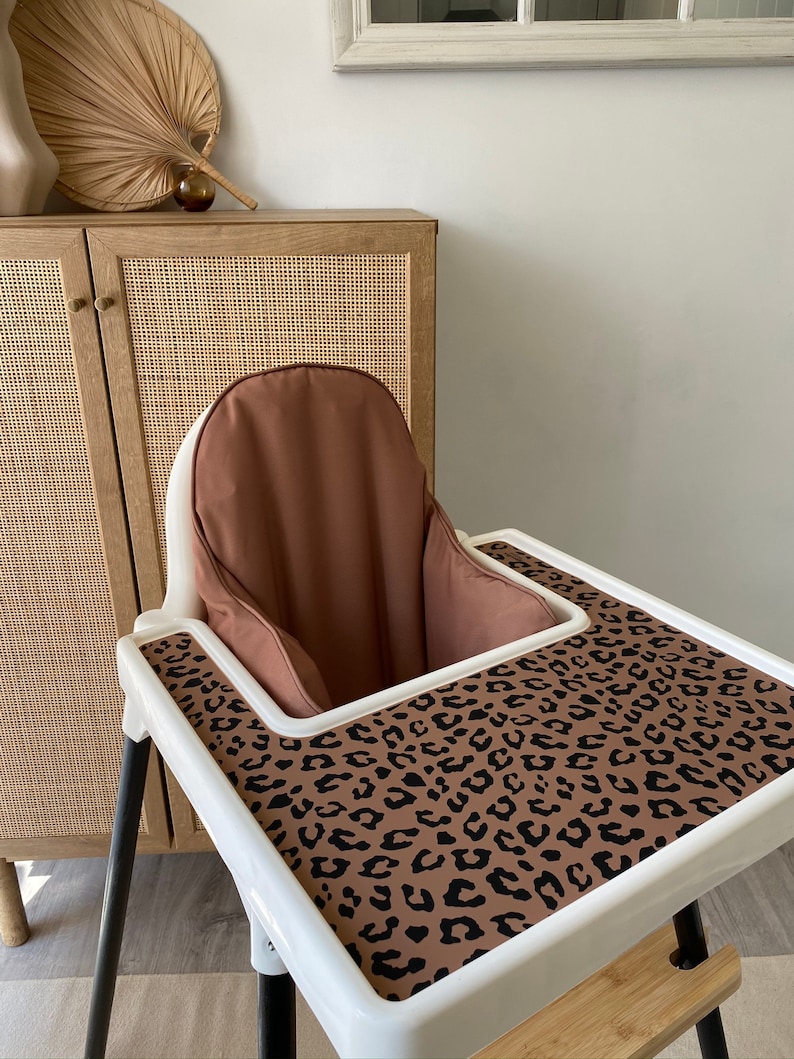 IKEA Highchair Silicone Placemat LEOPARD PRINT Antilop Etsy UK