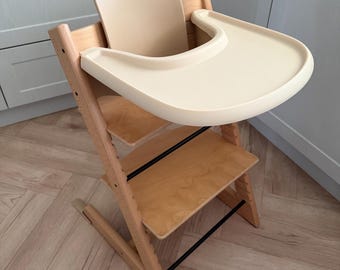 Vanille siliconen kinderstoelplacemat | Compatibel met Stokke Tripp Trapp