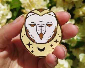 Owl Hard enamel pin