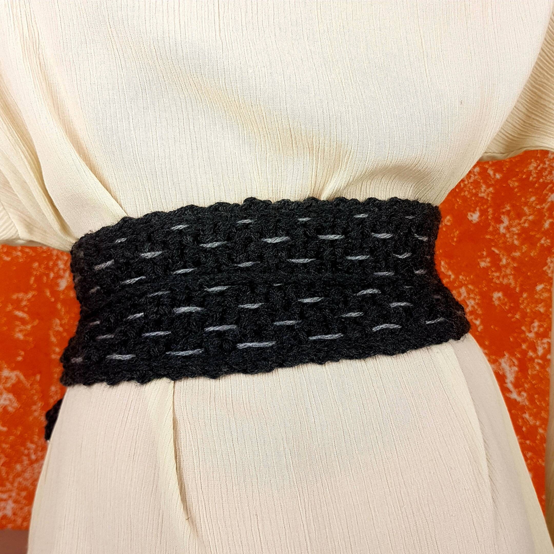 Crochet Pouch Necklace Mini Crochet Bag Necklace Stone Etsy España