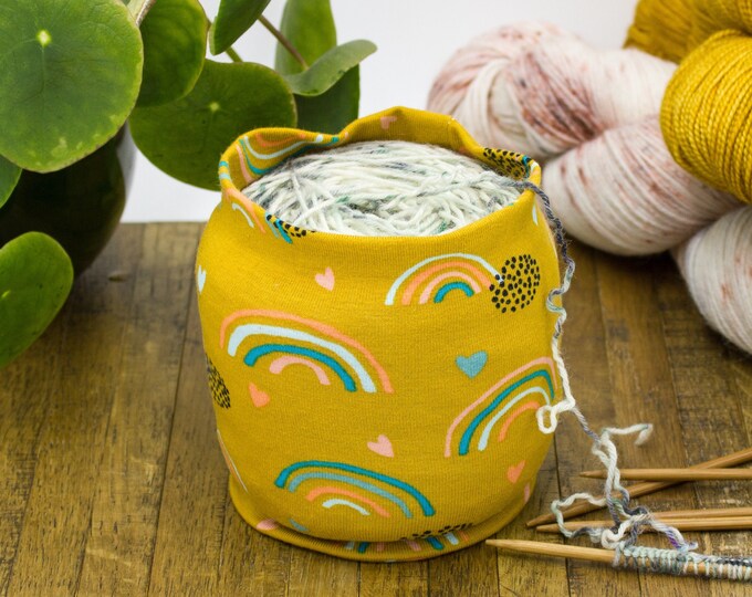 Yarn Cozy Yarn Cake Holder Yarn Bowls Knitting Bowl Yarn Etsy