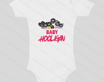 Custom K-POP Baby Bodysuit & Toddler TEE - Baby Hooligan - BTS
