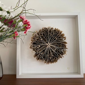 MANDALA | A modern wall decoration | Book art | Unique