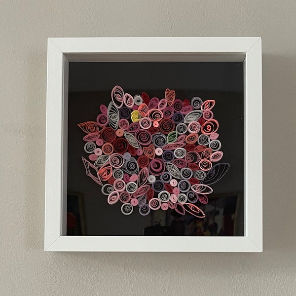 Bunte Wiese | Home Decoration | Quilling Art | Einmalig