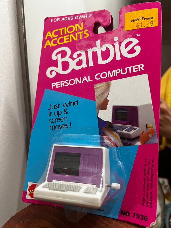 Barbie top doll computer