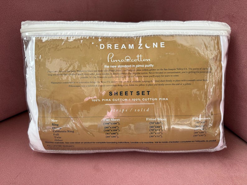 Wamsutta Dream Zone Pima Cotton Sheet Set - Thumbnail 2