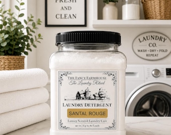 Luxury Laundry Detergent Powder | Boutique Laundry Soap | Long Lasting Fragrance | HE Safe | 40 oz- Up To 80 Loads | Highly Scented