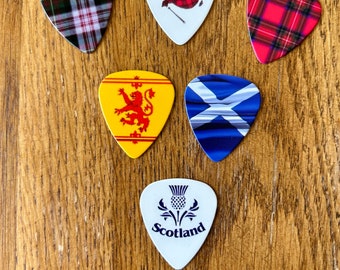 Scottish Style Plectrums - Our Famous Six