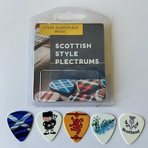 Scottish Style Plectrums - Pack 1