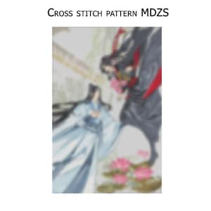 Padrão de ponto cruz Heavens Lily Two Guys LWJ WWX MDZS pdf