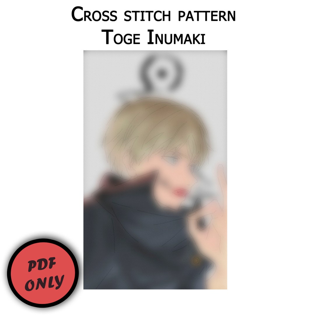 Inumaki Language Guide.pdf Cross Stitch Pattern Curser Inumaki JJK Animation PDF - Etsy