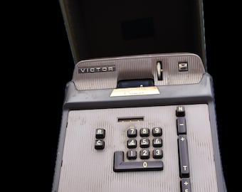 Vintage Victor Adding Machine Model W Patented 1919-1920 Good