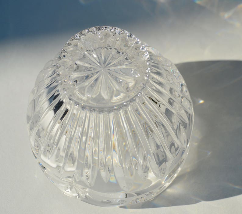 Oneida Crystal Votive Bowl Vintage 1990's Southern Garden Etsy