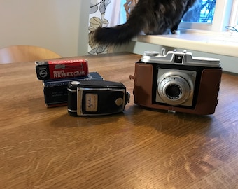 ビンテージ Agfa Silette I フィルムカメラ（フラッシュ付き） - Etsy 日本