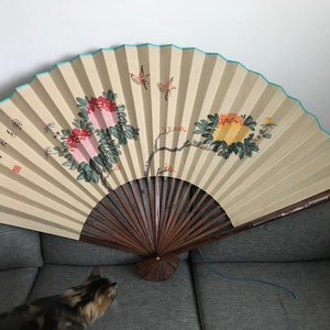 hand-painted large fan.