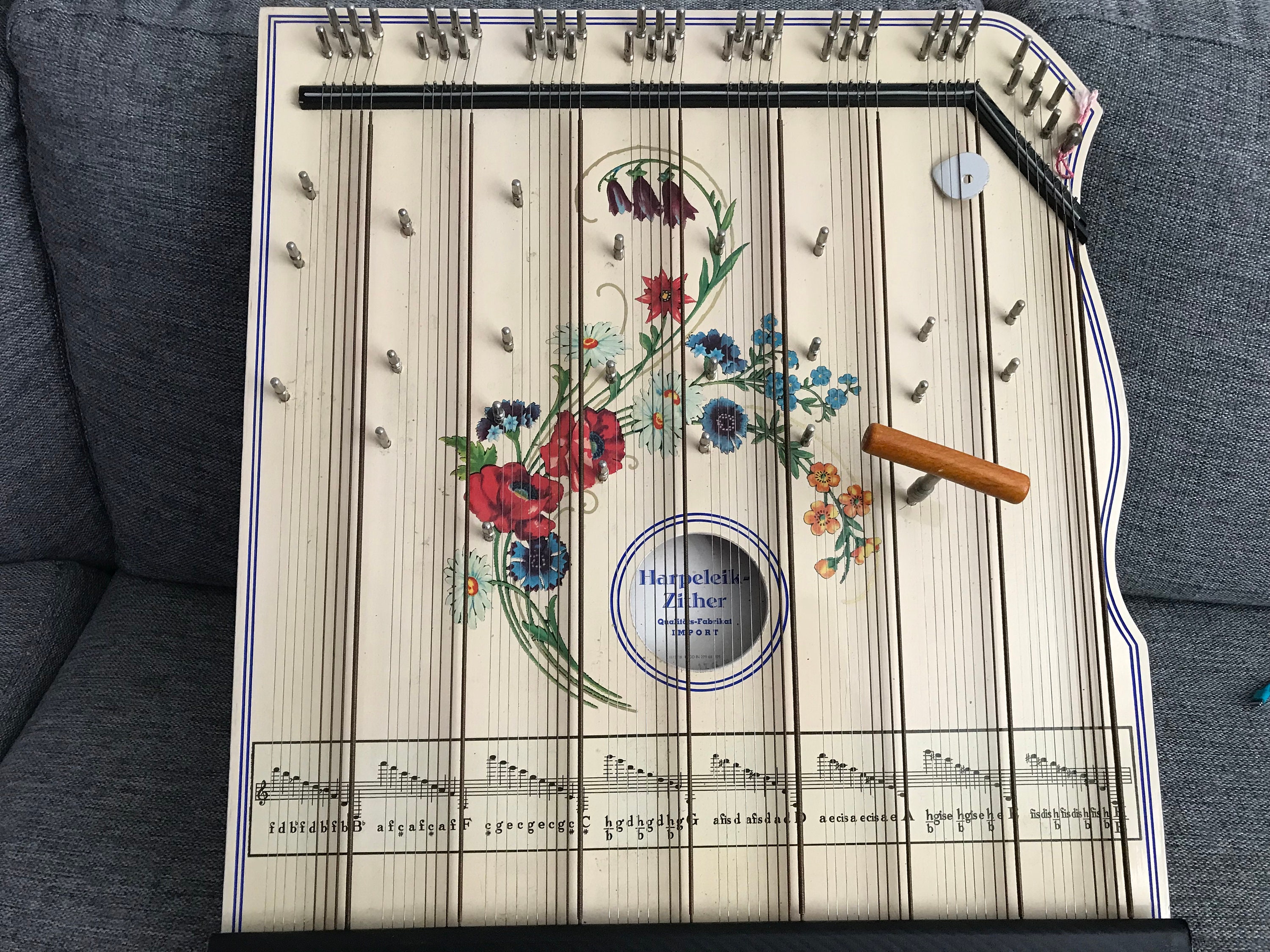 CITTRA Harpeleik Zither. Etsy