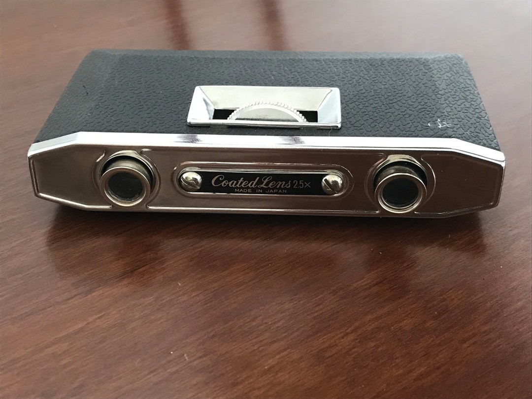 Vintage Turtle Compact Folding Opera Glasses Sport Binoculars. Etsy