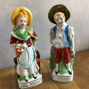 vintage porcelain figurines.