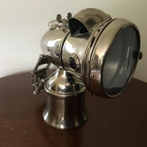 Vintage Working Carbide Bicycle Lamp “Radsonne” | German Acetylene Headlamp | Early 1900s Brass Lantern